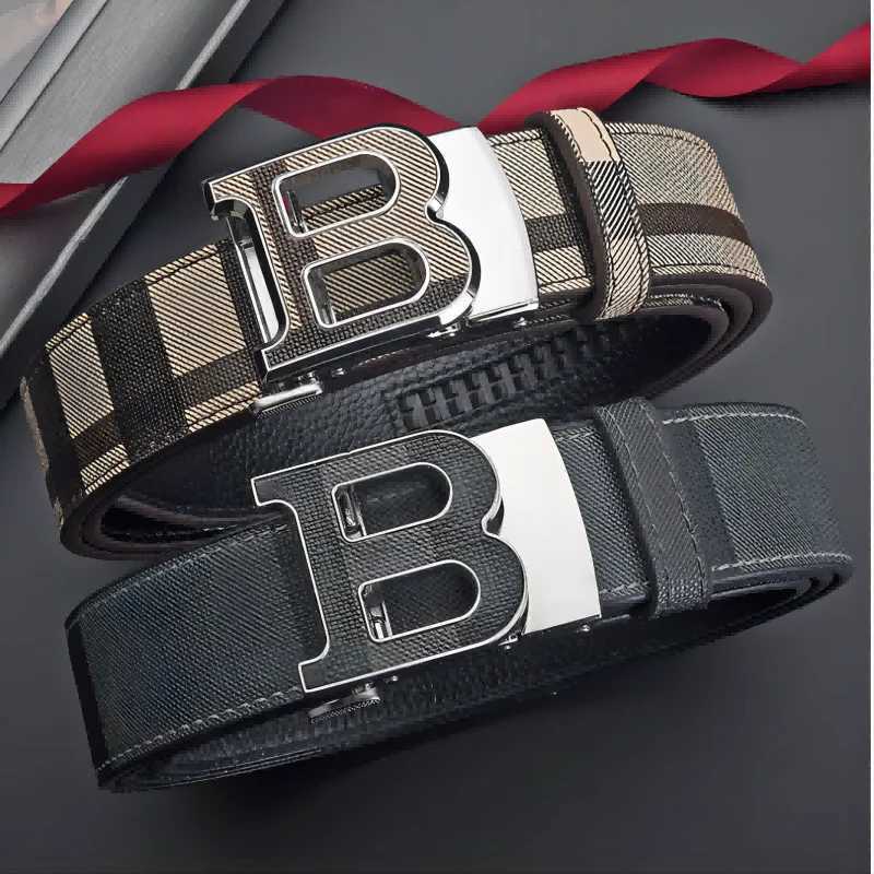 High quality designer mens belt luxury brand M belt mens jeans real belt X250314
