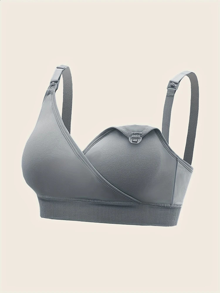 3 PCS Set Breathable Front Open Nursing Bra Maternity Underwear Pregnancy Bra Full Cup Wireless Comfortable Breastfeeding Bra 250313bj