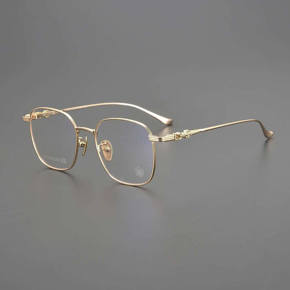 New Pure Titanium Women's Retro Square Mya Frame Ultra-light Optical Prescription Glasses For Men
