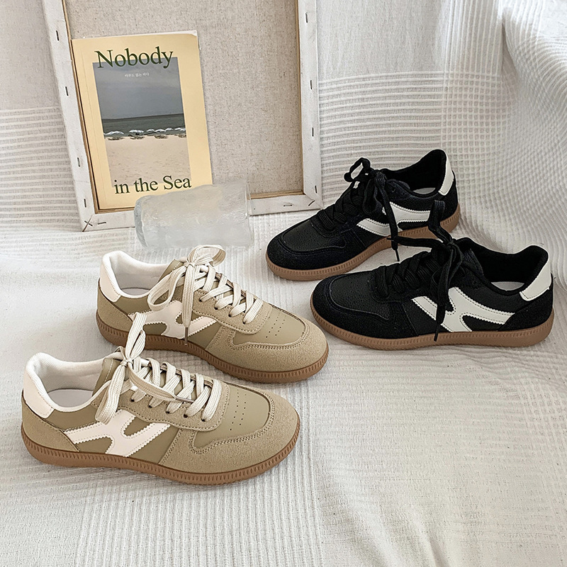 free shipping designer casual shoes luxury black khaki leather breathable comfort platform outdoor sports runner running shoe trainers sneakers new