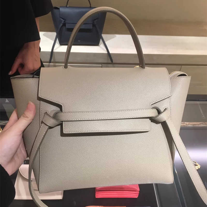 New Arrival New minimalist palm patterned Pico catfish bag wing bag single shoulder diagonal cross hand-held cowhide womens bag T250314