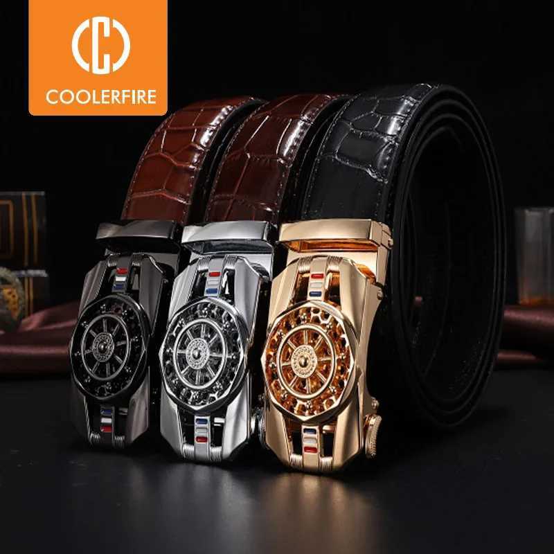 Mens genuine leather belt brand luxury stone pattern high-quality business work authentic mens buckle ZD121 X2503141