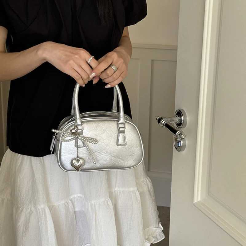 Design a portable square camisole bag in 2025 with Exquisite all horse ten font bowling bag and small handbag wallet Y250321