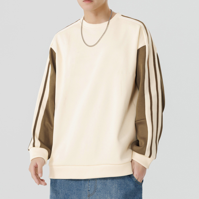 TB03141 Spring and summer men's trendy sweatshirts new style fashion loose round neck