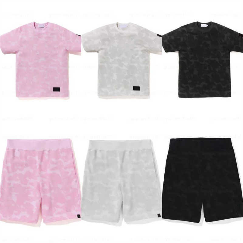 summer casual shorts for men and women couples sports camouflage 3 colors breathable fabric knee length daily outfit fashion loose designer mens shorts