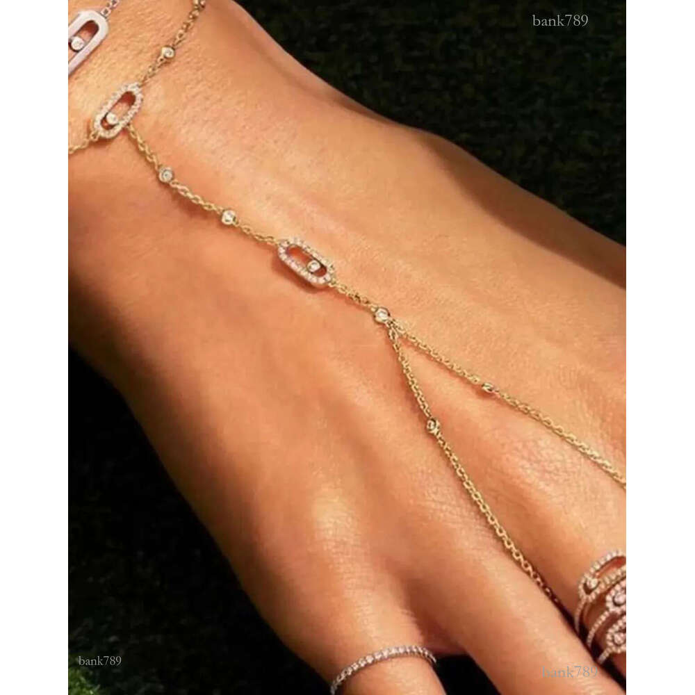 Fireworks Fashion Cubic Zirconia Womens French Style Bracelet Copper Bracelet Adjustable Bracelet 240921