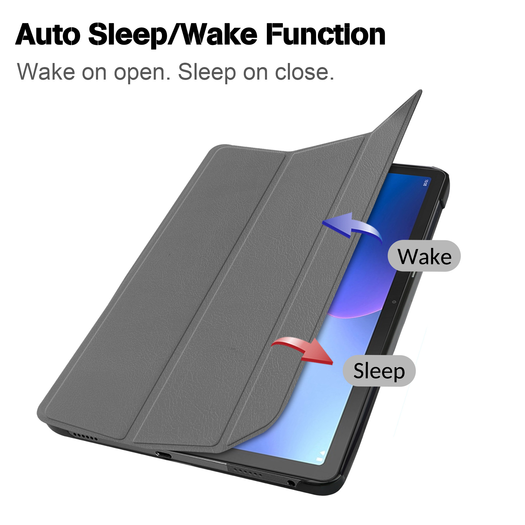 Suitable for Samsung Galaxy Tab A9 Plus 11 Inch A7 A8 A9 S9 S8 S6 Tablet Protective Case with Sleep Mode