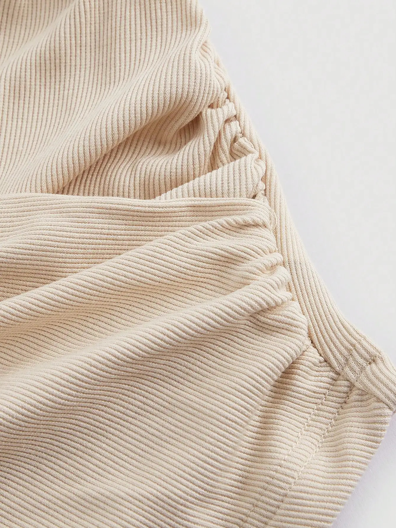 Pure desire sweet and spicy style long sleeved western-style base shirt V-neck slim fit and slimming inner top for women 250314