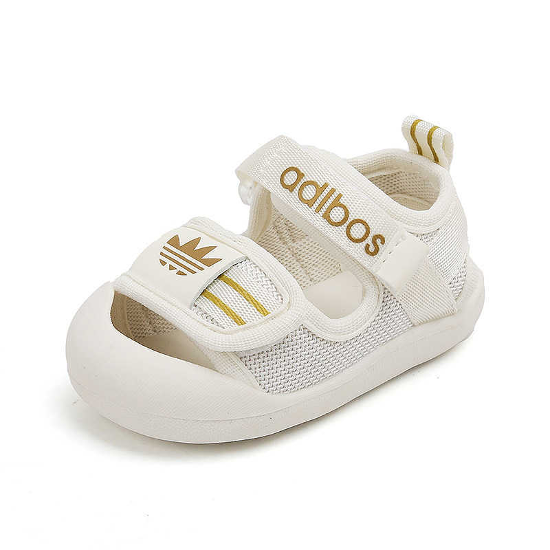 Sandals Baby soft soled breathable walking shoes 0-3 years old 2 babys toe cap anti kick sandals for boys and girls summerY2503151LK6
