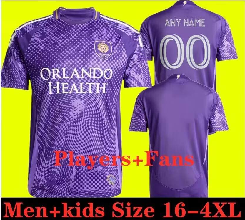 2025 2026 Orlando City SC Soccer Jerseys Man 25 26 Primary Home Purple The Wall Away White Legacy F.TORRES L.MURIEL OJEDA JANSSON football Uniform
