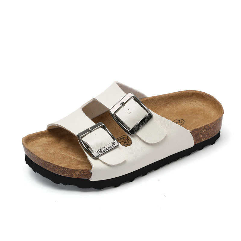 Sandals 2025 Ruizu Spring and Autumn Fashion Childrens Cork Slippers Boys One Word Cool Slippers Trendy Girls Beach ShoesY2503153FQN