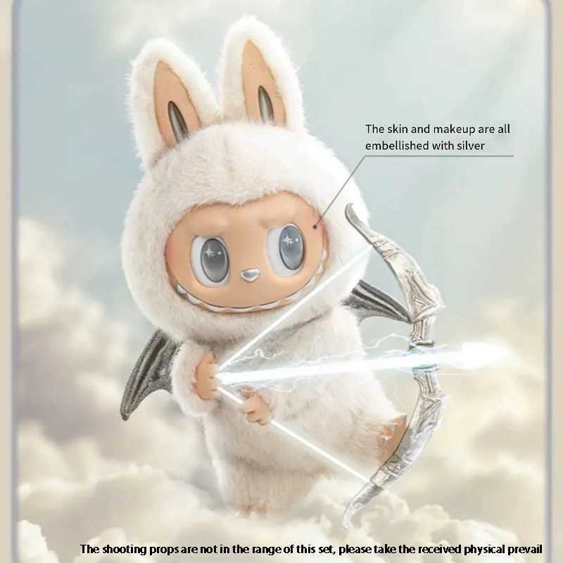 Bubble Mart Little Angel Zimomo White Vinyl Doll 2.0 Big Boy Handmade Trendy Play Second Generation Z250314