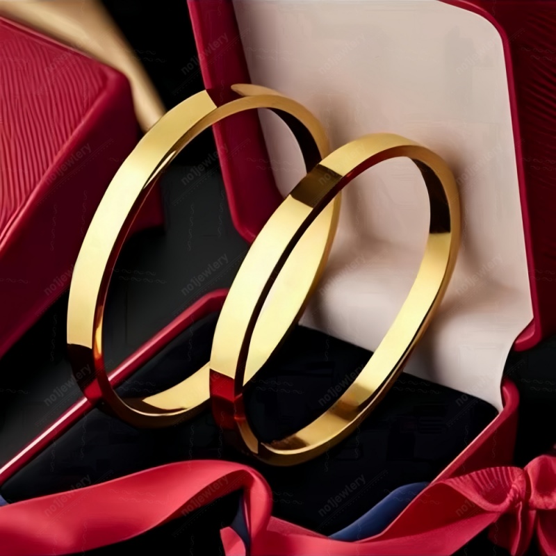 Luxury Designer Bracelet Silver Gold Bangle Diamond High Quality Stainless Steel Jewelry Not Fading Women And Men Bracelets Timeless bracelet designer gift