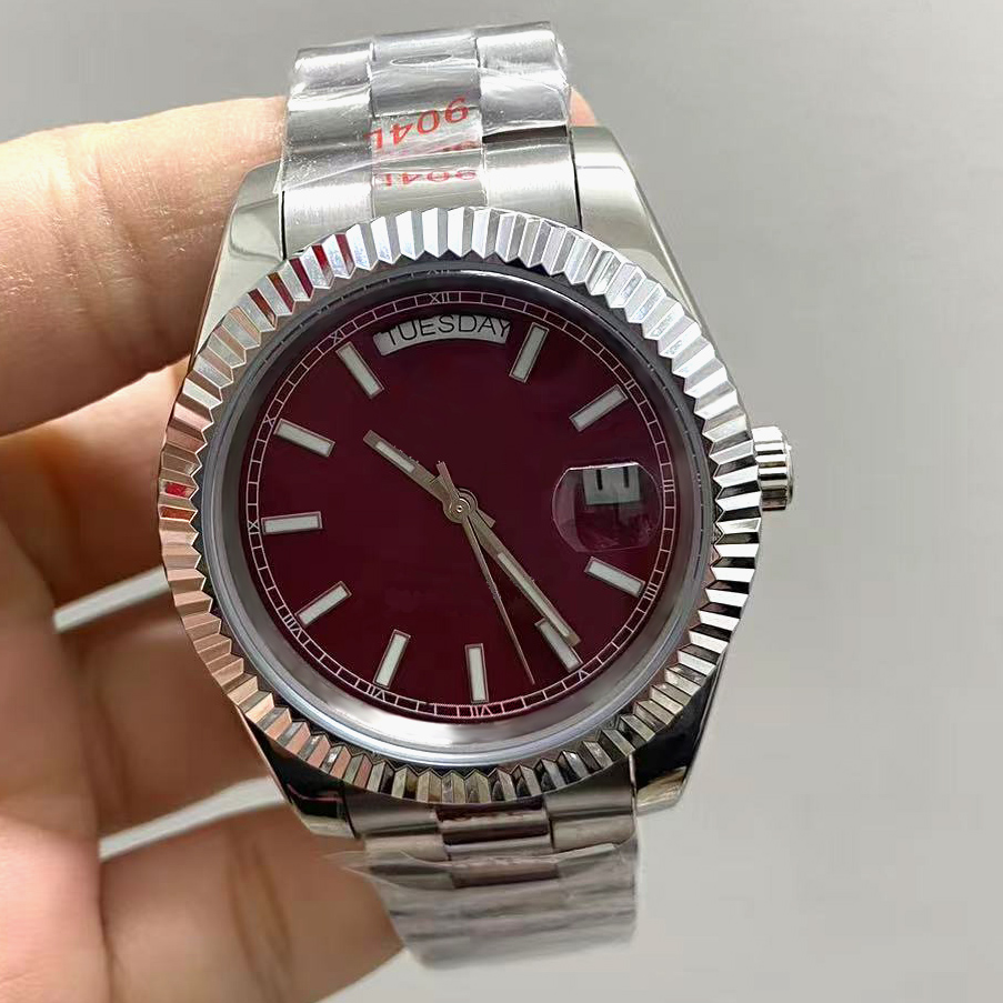 Double Calendar Men Watch Gold Shell Stainless Steel Watch Sports Luxury Designer Mens 41MM Watch Sapphire Glass Hidden Folding Buckle 36mm Women Classic Watch