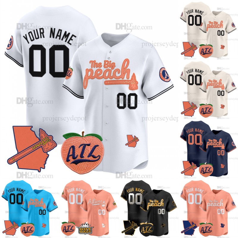Austin Riley Braves Jerseys Ronald Acuna Jr. Jarred Kelenic Spencer Strider Marcell Ozuna Chris Sale Ozzie Albies Sean Murphy Nacho Alvarez Jr. Orlando Arcia Jerseys