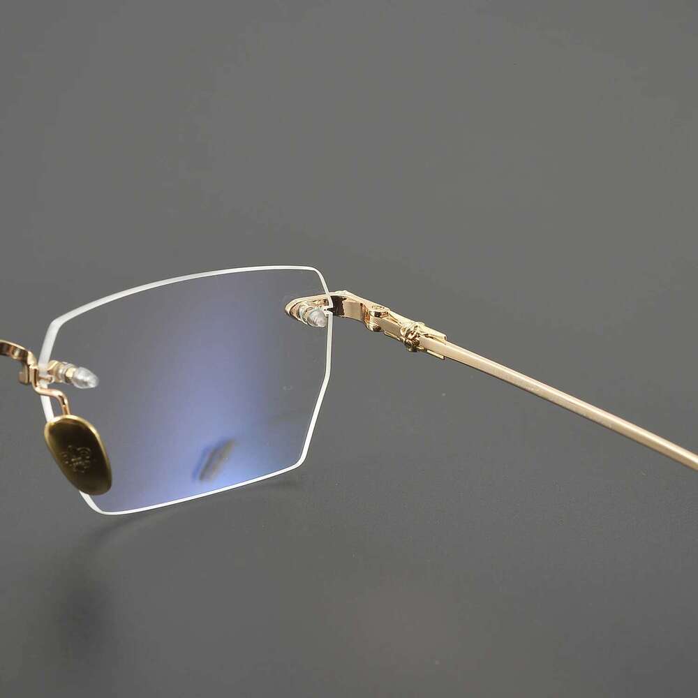 Eyeglass Frame For Men Titanium Rimless Retro Designer Brand Women Fashion Mya Reading Eyeglasses Prescription Eyewear