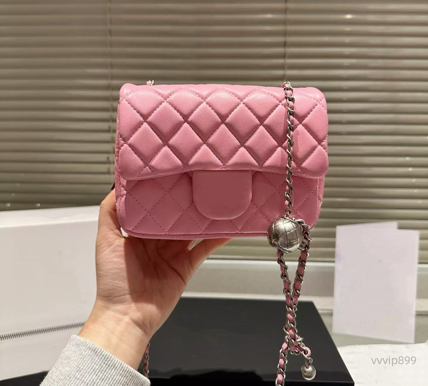 Women Shoulder Bags Classic Golden Ball Flap Bag Adjustable Chain Quilted Luxury Bag Designer Crossbody Bags Fanny Pack Mini Coin Purse CardHolder Key Pouch Cluth