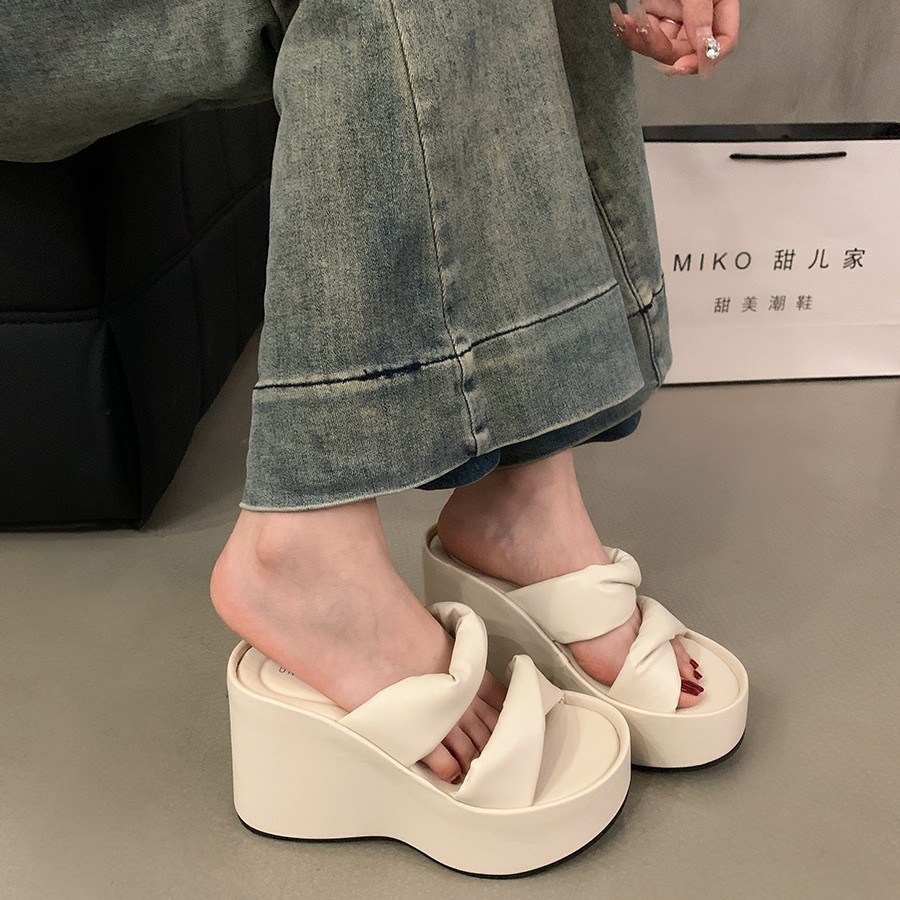 free shipping designer sandals Wedge women sliver black beige white slippers slides outdoor casual shoe sandal slipper trainers sneakers