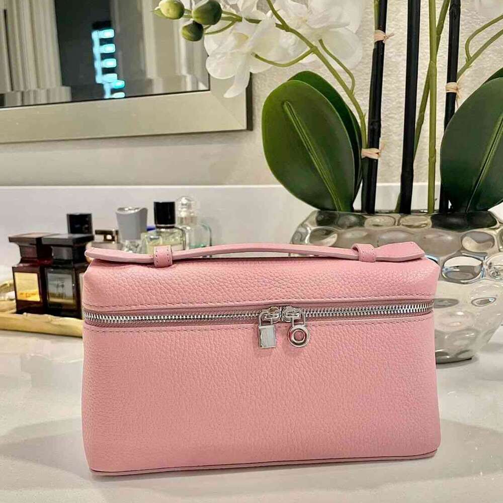 Designer loroo Makeup Luxury Extra pocket L19 totebags piana Cosmetic bag High Quality Women's Handbag Purse Toiletry Mini Brown vanity bag Vanity cosmetic bag ac