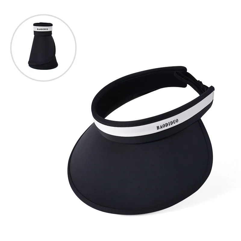 Summer UV Protection Ice Silk Sun Protection Hat Women Fashion Big Brim Fashion Solid Visor Beach Hat For Women Casquette 250311BJ - view 6