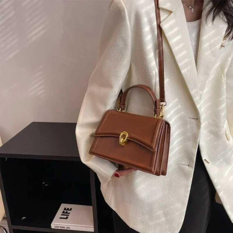 New Small PU Leather Cross Body Womens Bag 2025 Simple Handbag Shoulder Bag Womens Luxury Brand Designer Handbag and Wallet Y250314