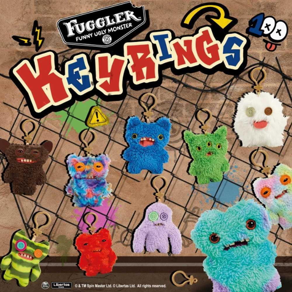 Original Fuggler Fun Ugly Monster Plush Doll Crazy Rabbit Cute Teeth Star Monster Filled 11cm Peluche Toy GiftXJ250314