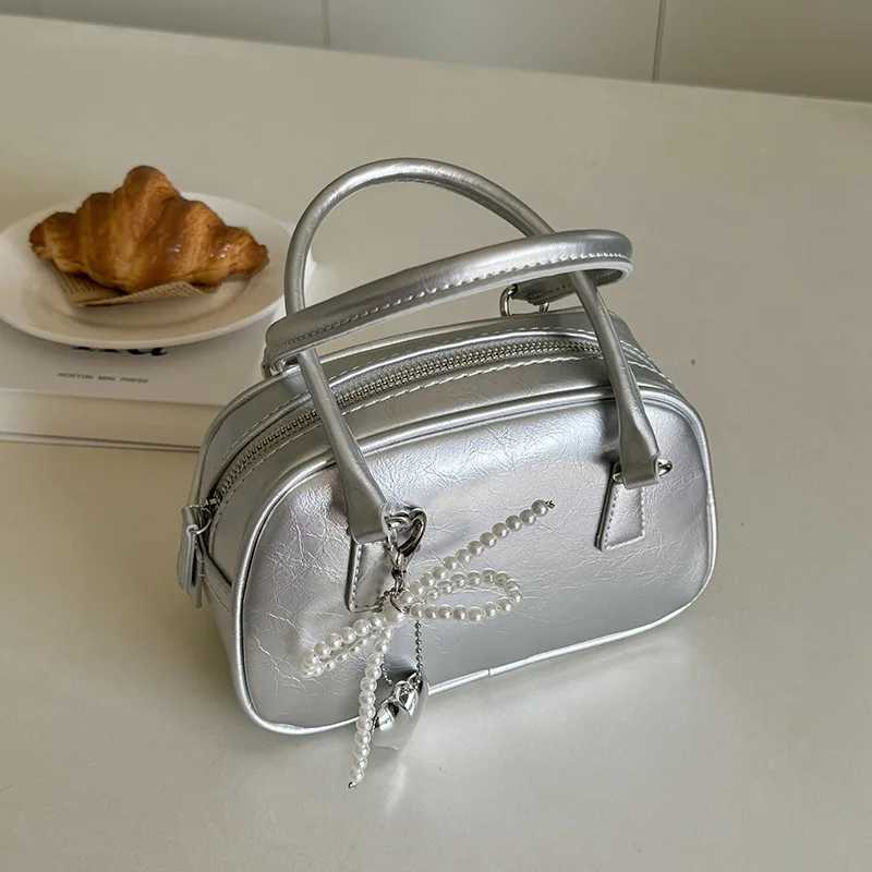 Design a portable square camisole bag in 2025 with Exquisite all horse ten font bowling bag and small handbag wallet Y250321