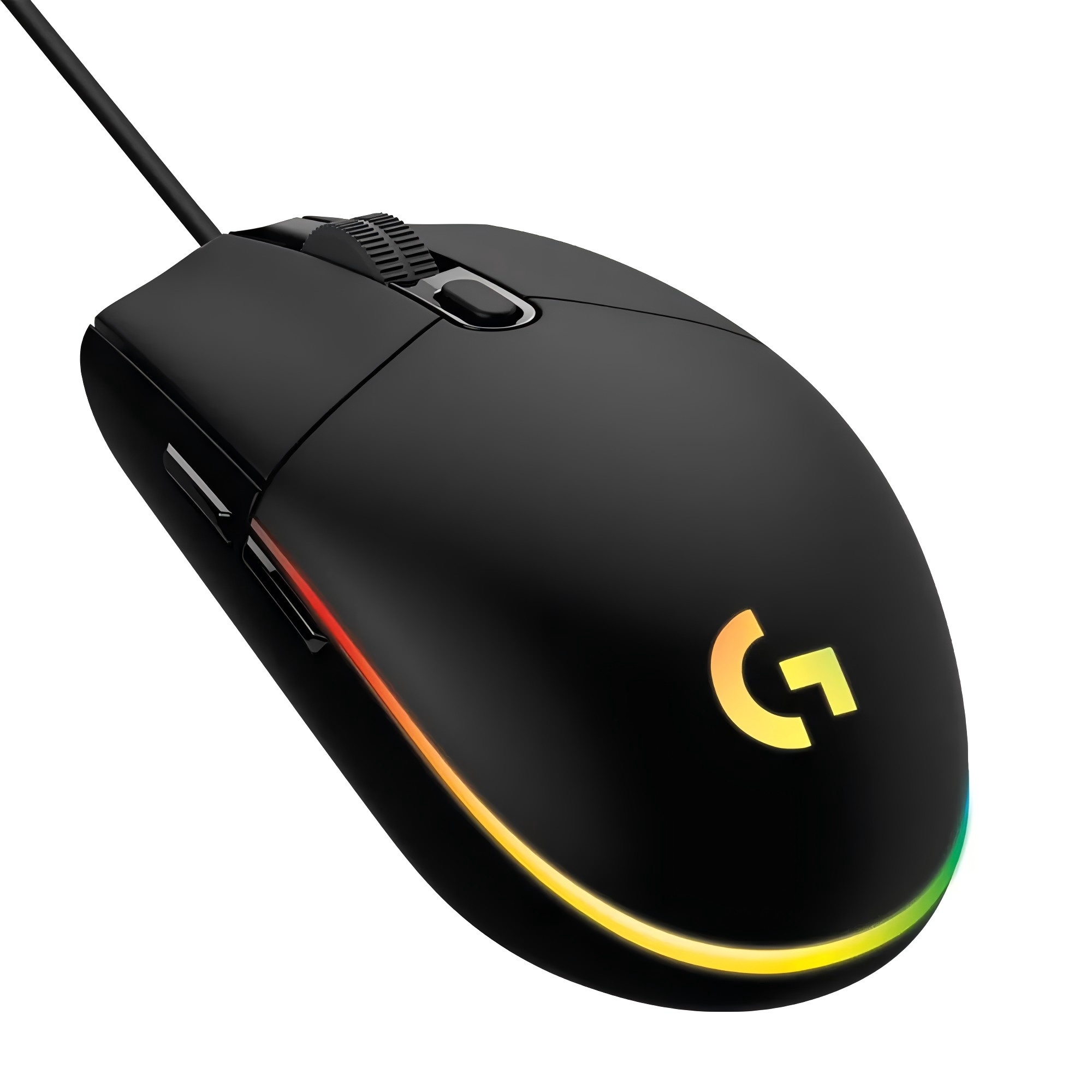 Logitech G102 Mouse USB Wired Gaming Mouse 8000 DPI Rainbow Optical Effect Screen For PC/Mac Computer and Laptop
