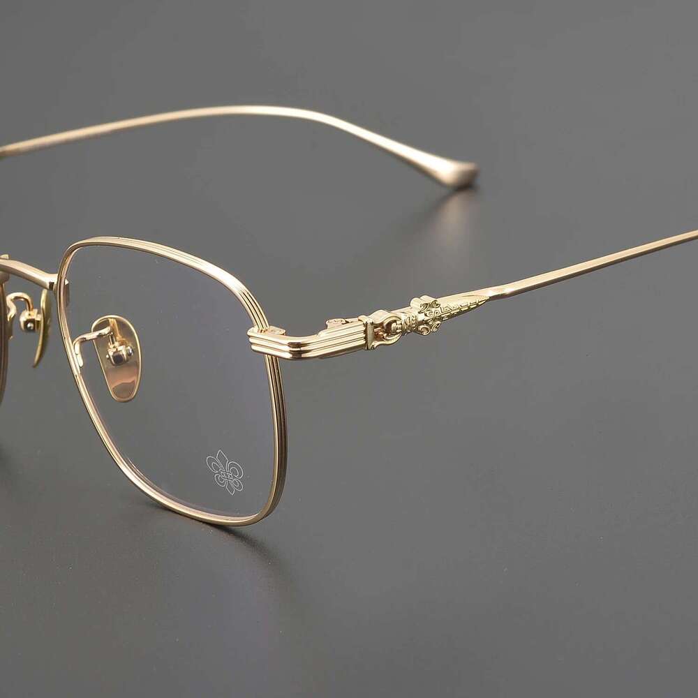 New Pure Titanium Women's Retro Square Mya Frame Ultra-light Optical Prescription Glasses For Men