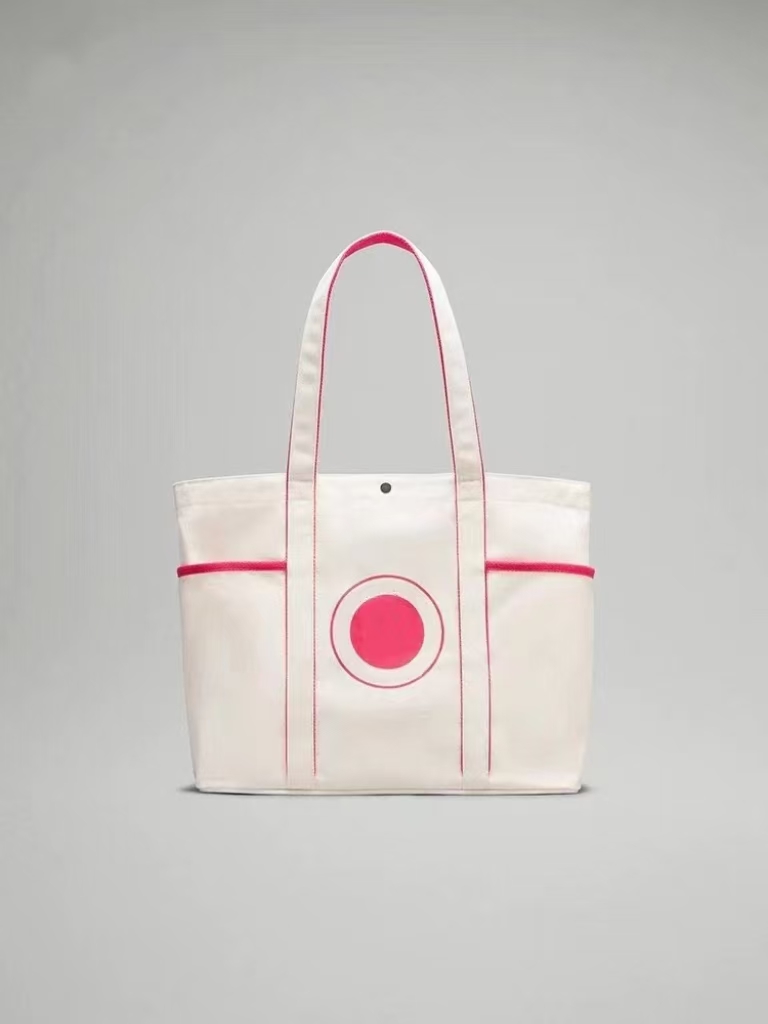 2025--20L Large Capacity Daiy Canvas Tote Bag Single Shoulder Handbag Bag Travel Yoga Sports Bag