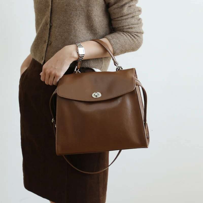 Korean Style Flip Cover Women's Shoulder Bag New Suede Backpack Ladies Large Capacity Simple Fashion Tote Handbag 2025