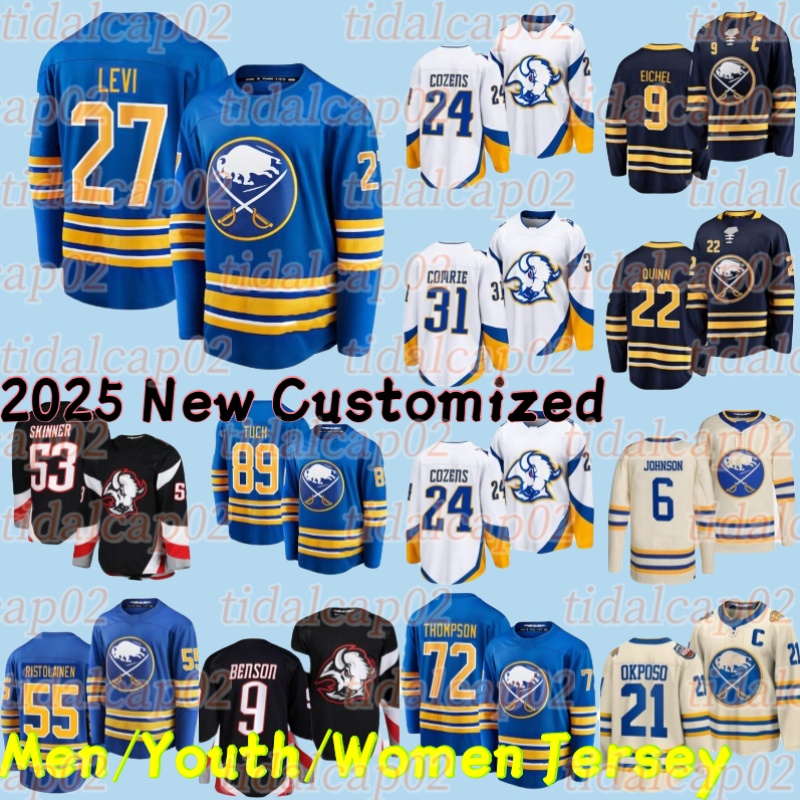 Personalized Custom Hockey Jersey SabresSS Beck Malenstyn Tage Thompson Men Youth Women Hockey Wear