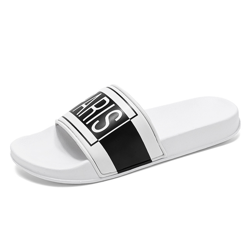 Summer Men's Designer Slippers Are Lightweight And Fashionable For Outdoor Wear Suitable For Couples To Wear Single Drag Beach Anti Slip Letter W