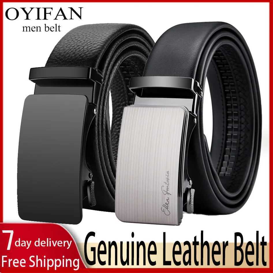 Leather Belt Men Genuine Leather Belt for Men Mens Belts Waistband M Man Waist Automatic belts Business belts X250614
