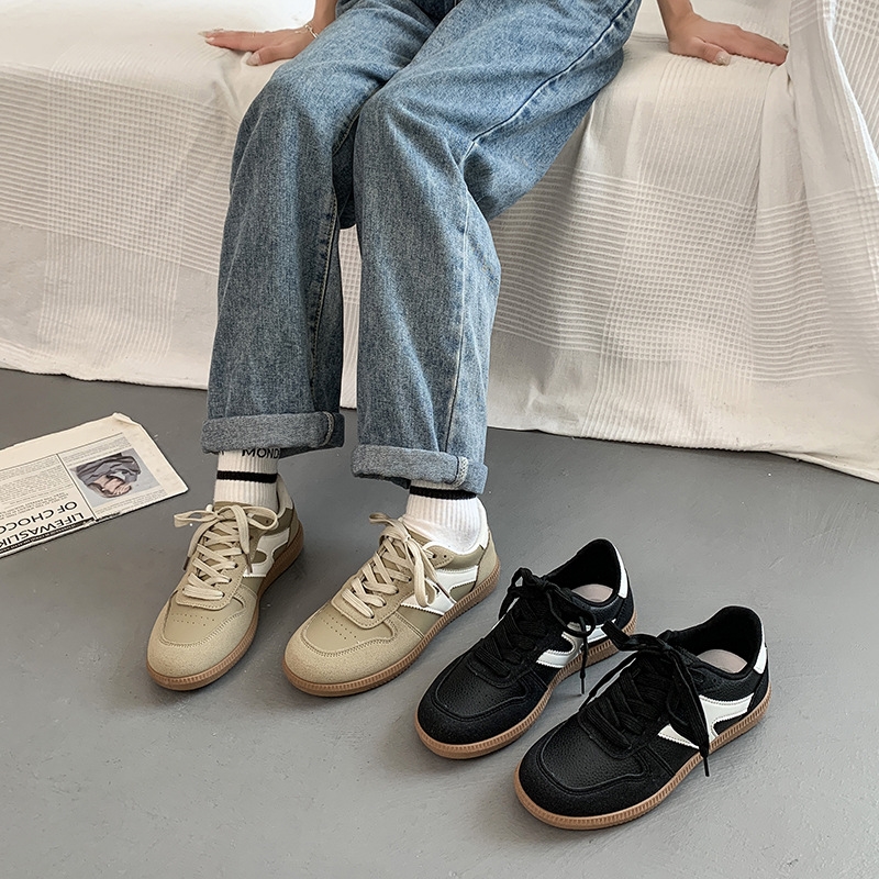 free shipping designer casual shoes luxury black khaki leather breathable comfort platform outdoor sports runner running shoe trainers sneakers new
