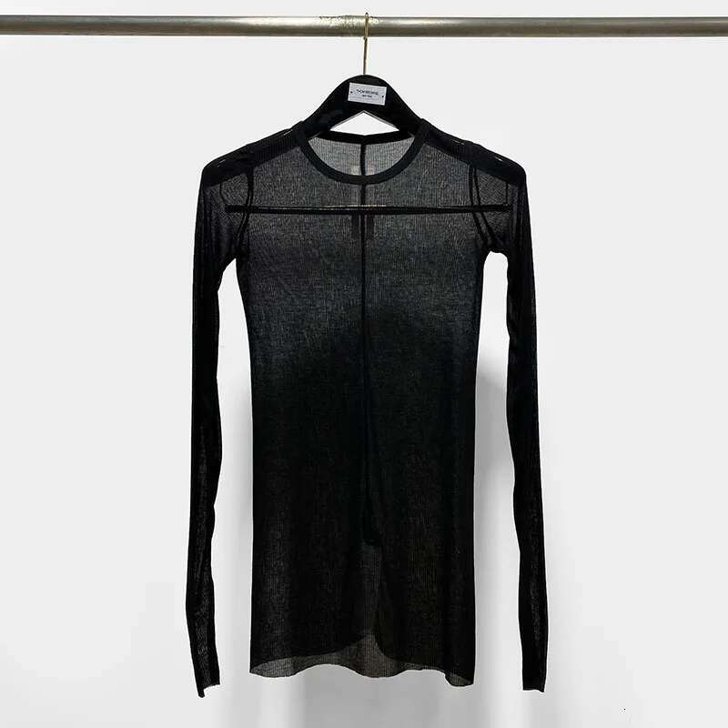 Owen Seak Women Bottoming T Shirt Tops 100%Cotton Gothic Clothing Summer Blacktees