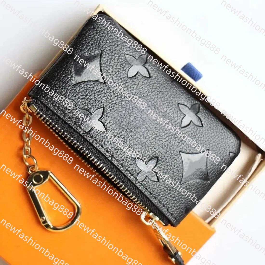 Designers luxurys Purses KEY POUCH POCHETTE CLES Women Mens Key Ring Credit Card Holder Coin Purses Mini Wallet Bag