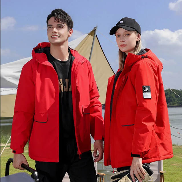 Men's Fashion Mountaineer Jacket - Durable Windproof Outerwear #QBG25 for Hiking & Cycling Activities