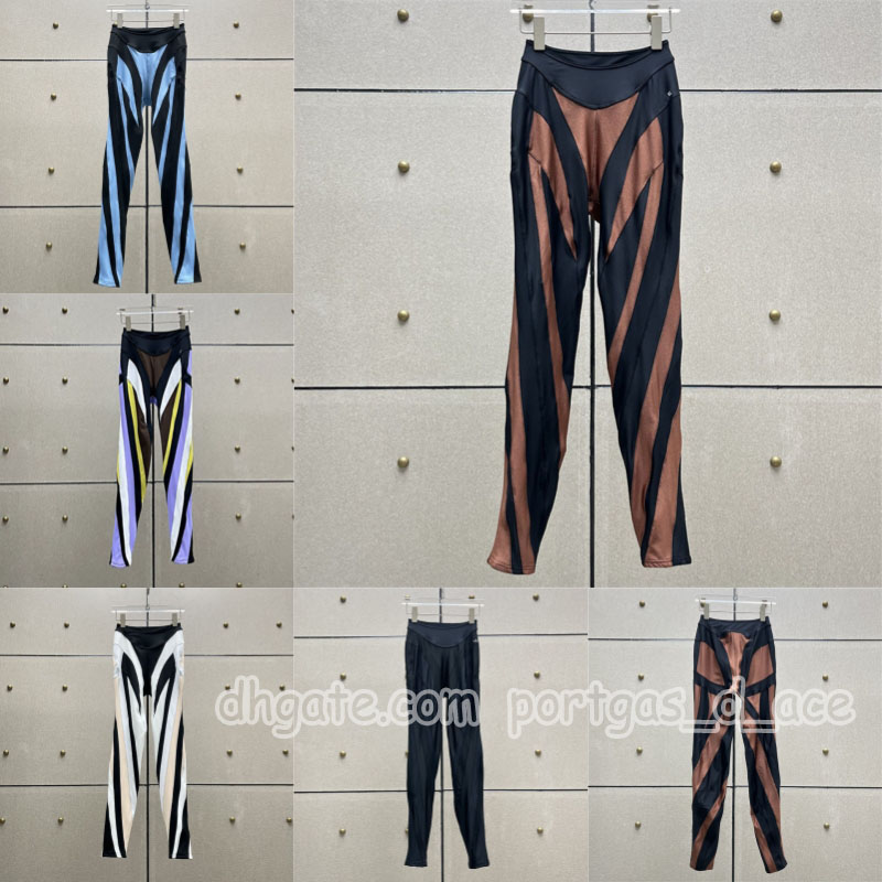 Designer Women Leggings Shark Pants Luxury Color Block Skinny Body Leggings Fitness Workout Athletic Wear