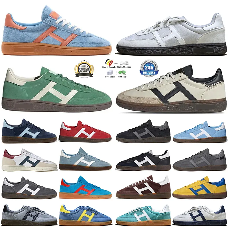 2025 Designer Casual Shoes Men Women Handball Navy Aluminum Core Black Scarlet Gum Clear Pink Outdoor Recreation Sneakers size36-45