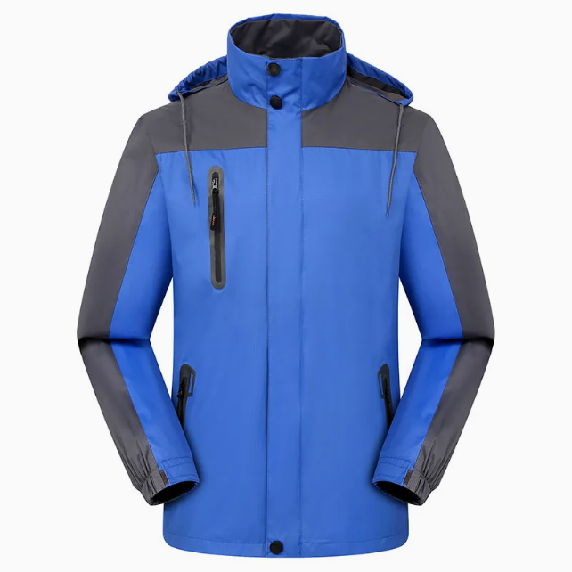 Men's Fashion Mountaineer Jacket - Durable Windproof Outerwear for Hiking & Cycling Activities