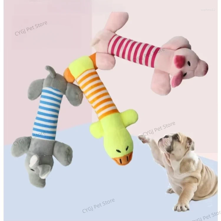Pet Dog Toy Squeak Plush For Dogs Supplies Fit All Puppy Sound Funny Durable Chew Molar Pets Puzzle