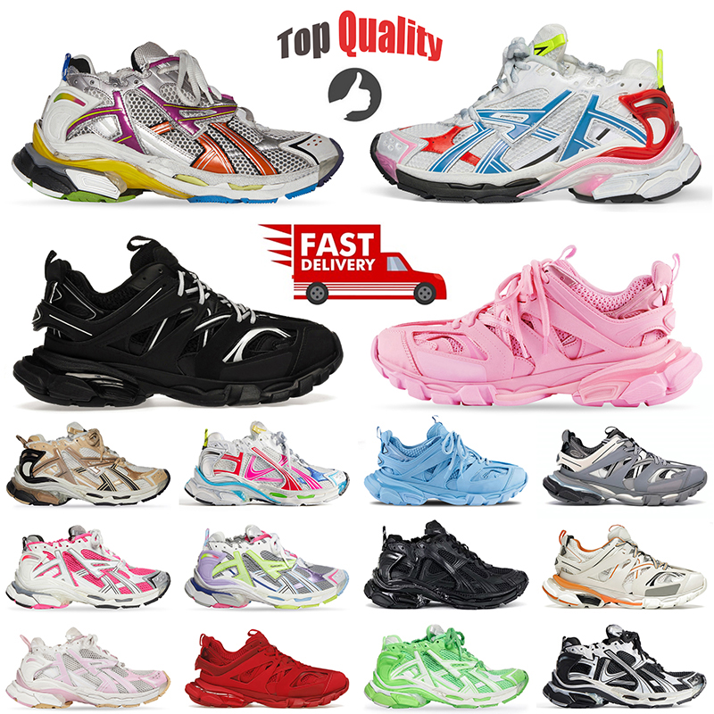 Top Quality Fashion Runners Sneakers 7.0 Designer Casual Shoes 3.0 3 Platform Runner 7.5 BURGUNDY Black White Pink Blue Grey Loafers Mesh Leather Women Mens Trainers