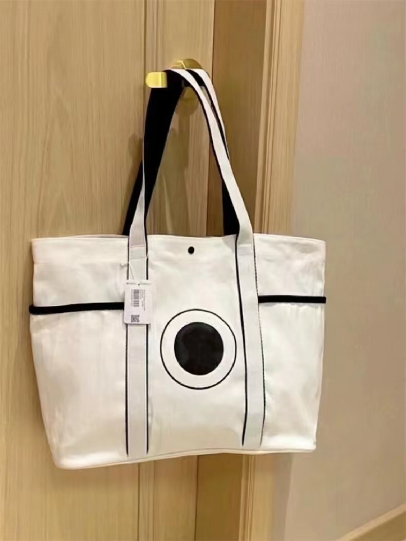 2025--20L Large Capacity Daiy Canvas Tote Bag Single Shoulder Handbag Bag Travel Yoga Sports Bag