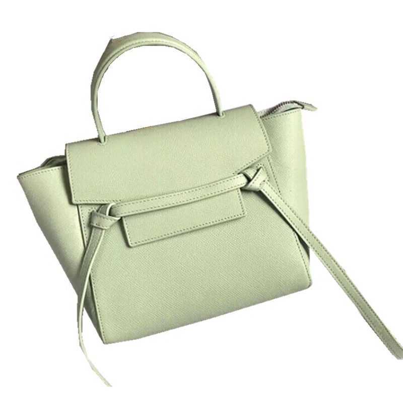 New Arrival New minimalist palm patterned Pico catfish bag wing bag single shoulder diagonal cross hand-held cowhide womens bag T250314