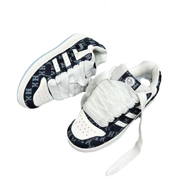 Chinese Fashion Thick Sole Niche Design Women S Fashion Trend 2025 Autumn New Item Couple Multifunctional Casual Denim Blue Sports Student Board Shoes