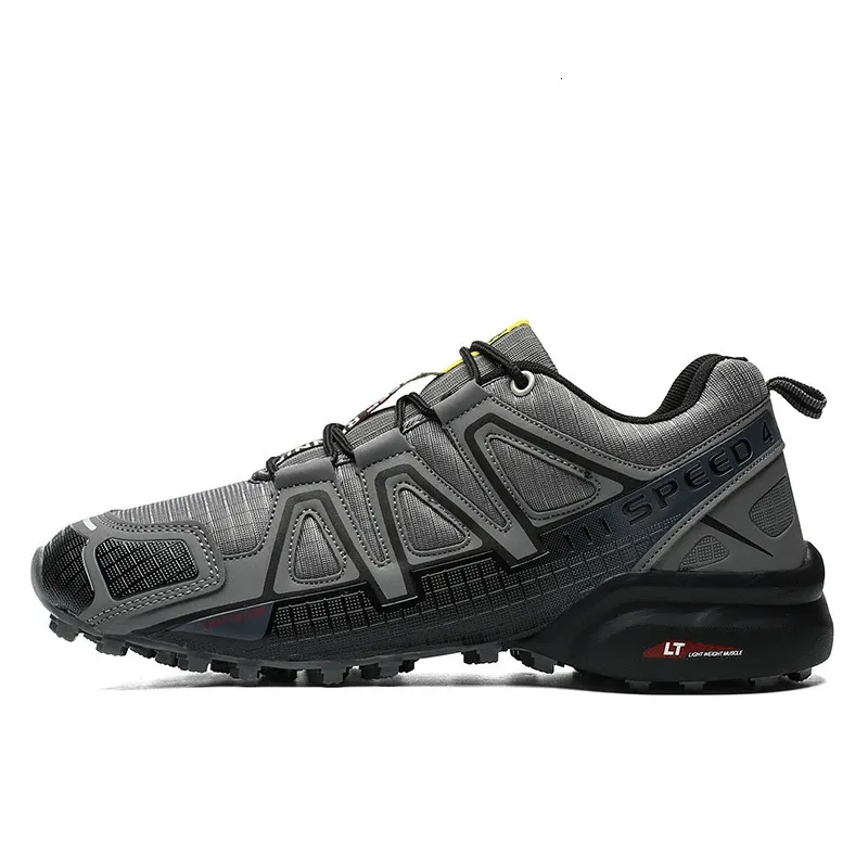 Men Cross-Country Sneakers Man Quality Mens Outdoor Hiking Shoes Trail Running Speed Mens Athletic Shoe Non Slip Cycling Sports