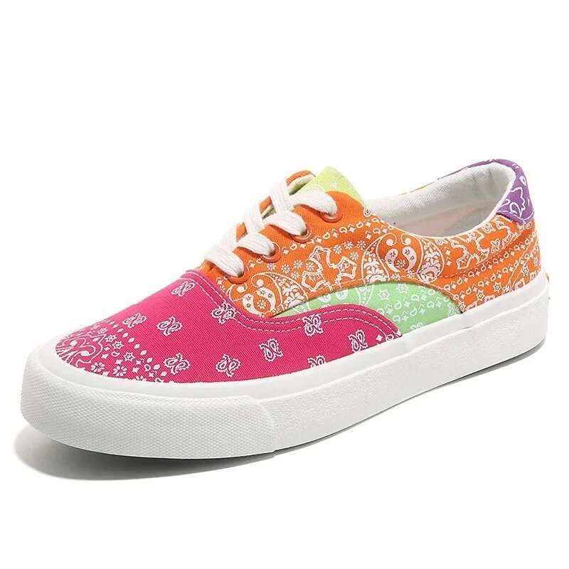 2025 new classic canvas sneakers designer magnetic search zebra pattern mixed casual low top women's vulcanized women's shoes