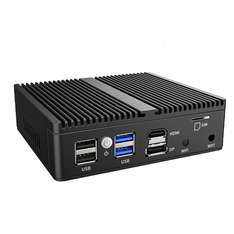 Fanless Mini PC Intel Alder Lake N100 N5105 Soft Router 4x Intel 226 2.5GBPs LAN HD DP pfSense Firewall Appliance ESXI AES-NI