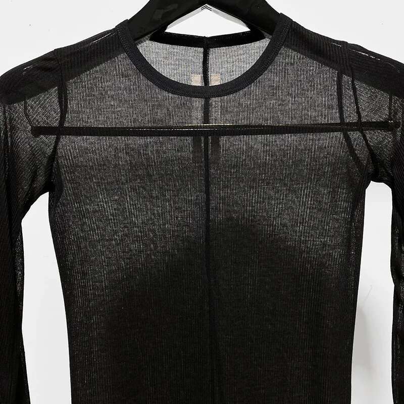 Owen Seak Women Bottoming T Shirt Tops 100%Cotton Gothic Clothing Summer Blacktees